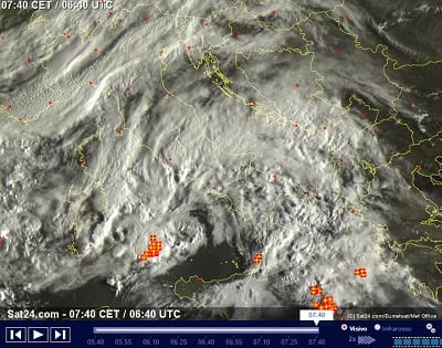 Maltempo in Italia precipitazioni e neve stanno interessando in queste ore la nostra Penisola