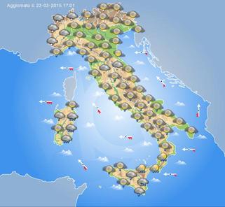 Previsioni Meteo Domani 24 Marzo 2015