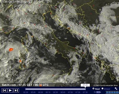 Arriva il maltempo sull'Italia in queste ore già stanno cadendo le prime piogge