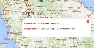 Terremoto oggi Toscana 27 marzo 2015