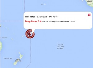 Terremoto oggi Tonga 7 aprile 2015