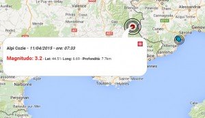 Terremoto oggi 11 aprile 2015