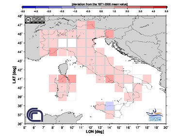 Clima Marzo 2015 temperature ancora leggermente sopra la media in Italia