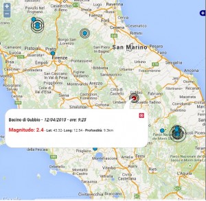 terremoto oggi Umbria e Calabria, 12 aprile 2015