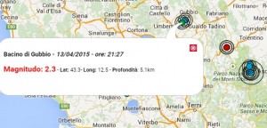Terremoto oggi Umbria 13 aprile 2015