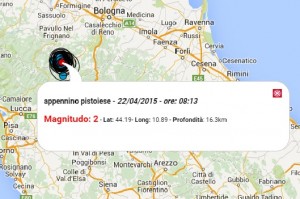 Terremoto oggi Emilia 22 aprile 2015