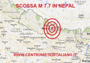 Terremoto oggi Nepal 25 aprile 2015
