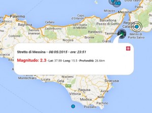 Terremoto oggi Sicilia 9 maggio 2015