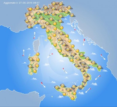 Previsioni Meteo Domani 28 Maggio 2015