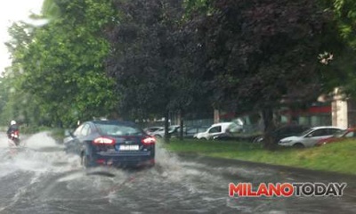 Grandine e acquazzoni al Nord Italia ieri fenomeni intensi fino in pianura