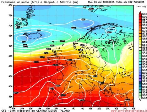 Prossima settimana fresca e instabile, a seguire probabile ritorno dell'anticiclone
