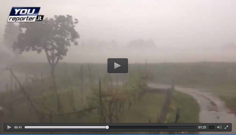 Maltempo Lombardia, violento temporale a Viadana, il video - Youreporter