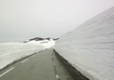 Neve record in Norvegia quasi un metro e mezzo in più del normale per il periodo