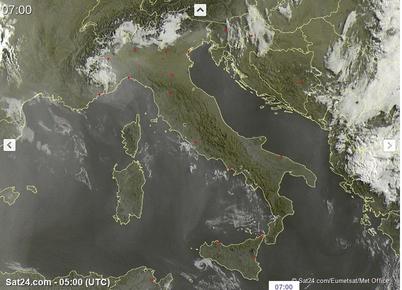 Tempo stabile e soleggiato sull'Italia con temperature in aumento