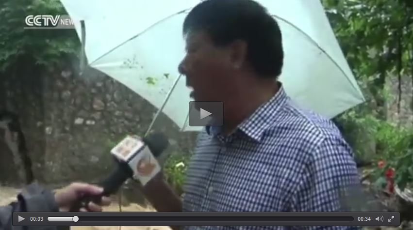 diga crolla in diretta tv