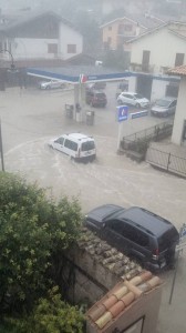 Grave alluvione a Visso, nelle Marche