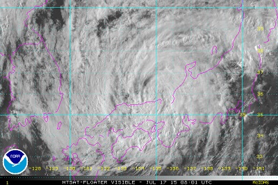 Tifone Nangka più di 700 millimetri di pioggia sul Giappone meridionale