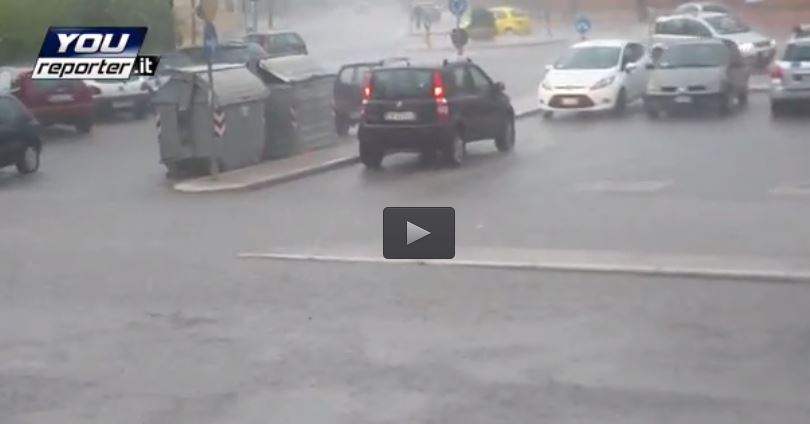 Nubifragi Abruzzo, video della grandine e del maltempo a L'Aquila - Youreporter