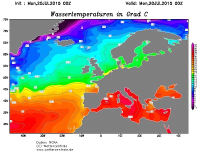 Temperatura del mare sempre più elevata Tirreno a quasi +30°C