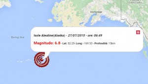 terremoto oggi negli USA, la mappa del sisma in Alaska