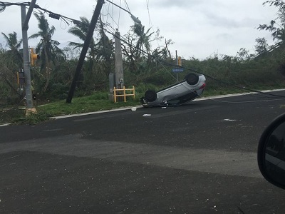 Sono molti i danni provocati dal tifone Soudelor nell'isola di Saipan nelle Marianne settentrionali
