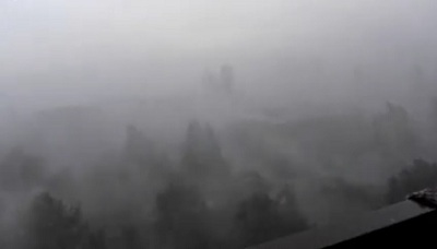 Maltempo Repubblica Ceca violenta tempesta nei pressi di Ostrava