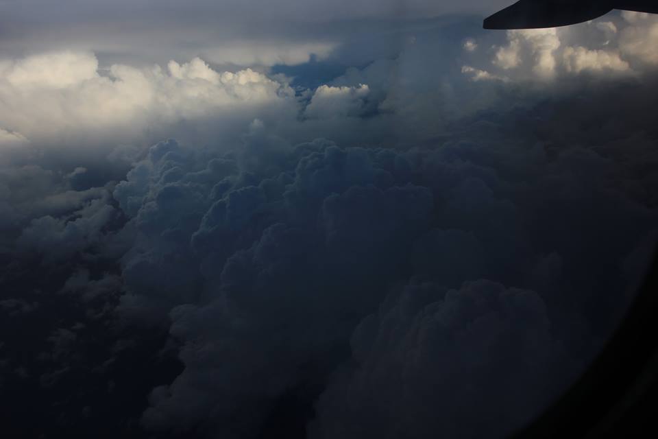 Temporali sul Tirreno, spettacolari foto dall'aereo - Leonardo Orlandi