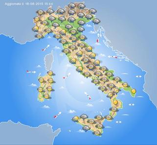 Previsioni Meteo Domani 19 Agosto 2015 Previsioni Meteo Domani 19 Agosto 2015