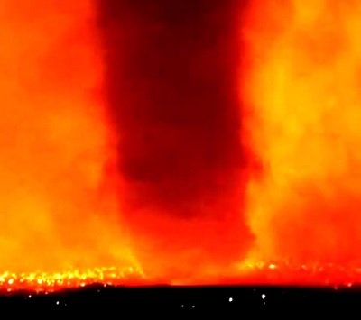 Tornado di fuoco negli Stati Uniti video di un incredibile firenado in Idaho