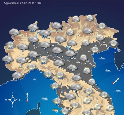 Previsioni Meteo Oggi 23 Agosto 2015 - notte