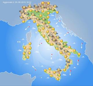 Previsioni Meteo Domani 26 Agosto 2015