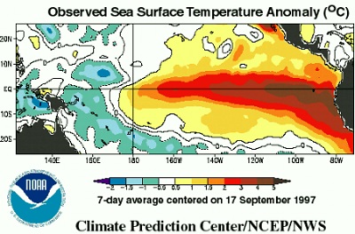 El Nino 1997-1998 fu il più forte di sempre, con conseguenze a livello mondiale