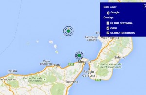 Terremoto oggi Sicilia 31 Agosto 2015, scossa M 2.7 dati Ingv