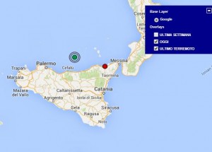 Terremoto oggi Sicilia 14 Settembre 2015, doppia scossa M 2.4 e 2.1 dati Ingv