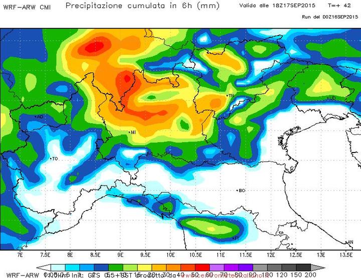 Temporali Nord Italia: domani fenomeni localmente intense specie sulle Alpi