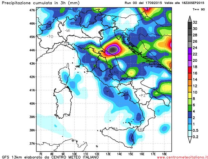 Piogge e temporali sull'Italia: Domenica perturbazione in arrivo da Nord-Ovest