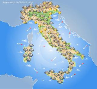 Previsioni Meteo Domani 30 Settembre 2015