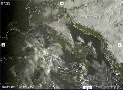 Maltempo Italia: forti piogge e temporali in arrivo sulle Isole Maggiori