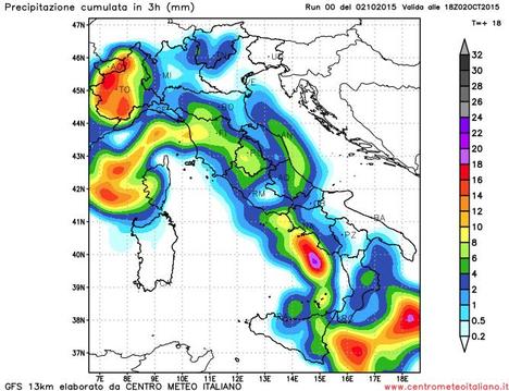 Allerta meteo Piemonte e Liguria: previste abbondanti piogge e forti temporali 