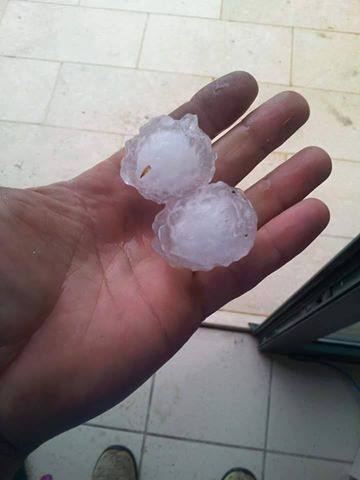 grandine grossa in puglia