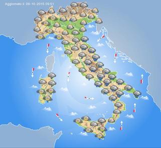 Previsioni Meteo Domani 10 Ottobre 2015