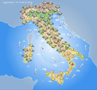 Previsioni Meteo Domani 13 Ottobre 2015