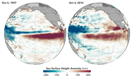 El Niño sempre più forte: quali i possibili effetti sull'inverno boreale?