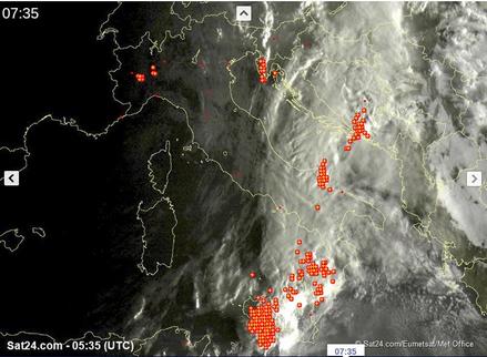 Maltempo Sicilia: temporali e nubifragi in arrivo nelle prossime ore - sat24.com
