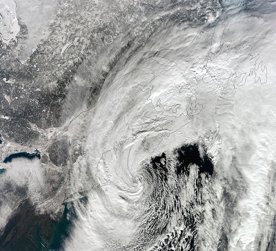 La tempesta invernale Nemo, che nel febbraio 2013 ha sommerso di neve e ha flagellato con venti fortissimi, Stati Uniti nord orientali e parte del Canada