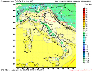Temperature al suolo