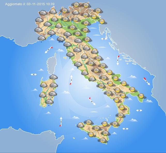 Previsioni Meteo Domani 4 Novembre 2015 