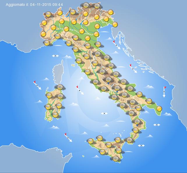 Previsioni Meteo Domani 5 Novembre 2015