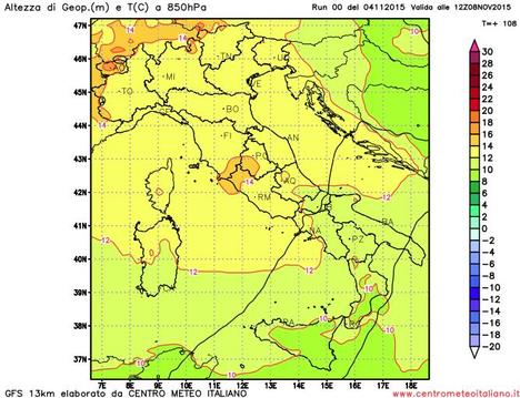 Temperature sopra la media per molti giorni, estate di San Martino duratura sull'Italia Temperature sopra la media per molti giorni, estate di San Martino duratura sull'Italia
