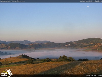 Nebbie e nubi basse protagoniste in molte zone d' Italia.